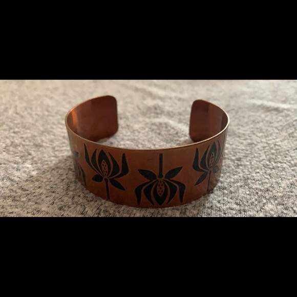 New Copper Bangle Bracelet Jewelry Made in India Boho Bohemian Jewelry - Picture 4 of 4